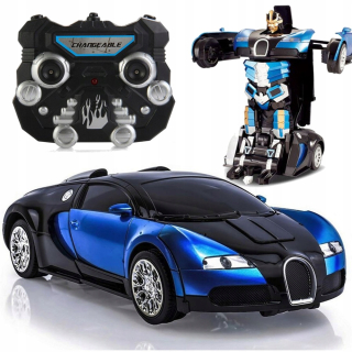 Robot Car 2in1 Bugatti Vyliečenie ovládacieho prvku R/C Transofrma s diaľkovým ovládaním