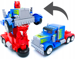 Rozprávkové autíčko - Robot Transformers Tir Truck pohony Zvuky