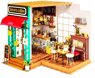 RoboTime Skladací Maľované Model Mini Cafe