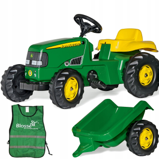 Traktor - Rolly hračky Traktor John Deere Pedals + Trailer