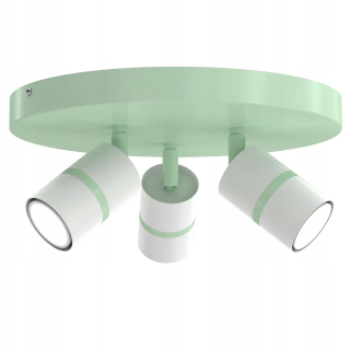 Stropné svietidlo Fabryka Lamp GU10, odtiene zelenej