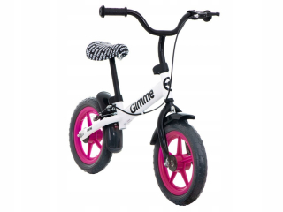 Gimme Nemo 12" balančný bicykel s brzdou, ružový