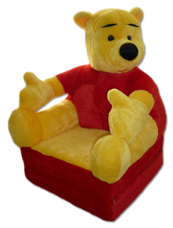 Detské kreslo - Rozkladacie pofa autosedačka Winnie the Pooh