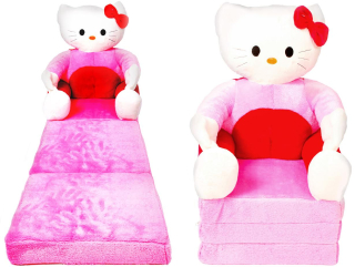 Detský sedací vak - pufa - Pink pouf pohodlnejšie skladací XXL sedadlo darček