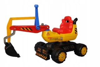 Detský báger - Pohybujúce sa bager Jeździk Mega Wielka novú loď