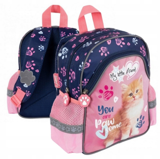 Rudy Kitty batoh predškoláka pre dievča
