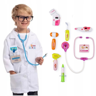 RUŽOVÝ DIEVČATSKÝ LEKÁR SET