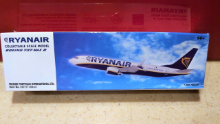 Lietadlo pre deti - Ryanair Lietadlo Boeing 737 Max 8 Scale1: 200