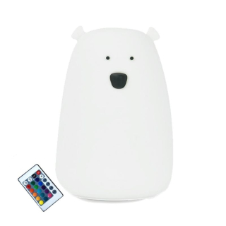 Nočná lampa do detskej izby - RABBIT & FRIENDS Silicone Bear Light Big Pilot B