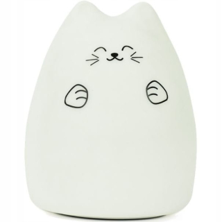 Nočná lampa do detskej izby - Rabbit Friends Silicone Cat Lucky