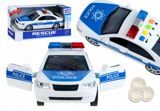 Polícajné autíčko - Polícia policajné auto svetla polícia zvuk