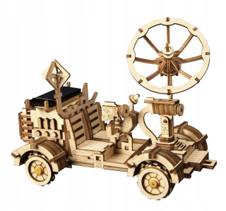 Rambler Rover - mechanický, drevené 3D puzzle