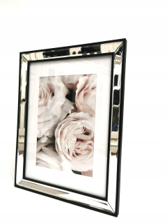 Detské samolepky na stenu - Glamour rám 45 x 35 frézovaný ZRKADLOVÝ DARČEK