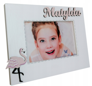 Rámik na fotografiu - Foto rámček 10x15 personalizovaný s menom