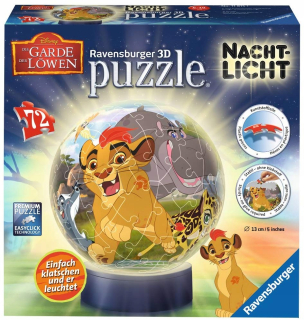 Ravensburger nočná lampa Puzzle 3 D kráľ Lion