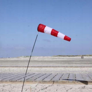Ukazovateľ rukáv Wind biela Red Elliot dlho