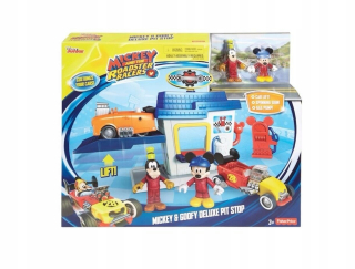 Roadster pretekári plyn Fisher Price Mickey praštěná auto