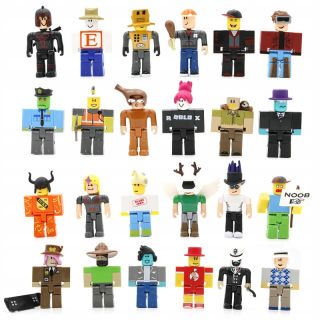 Sada rôznofarebných figúrok Roblox, 24 ks.