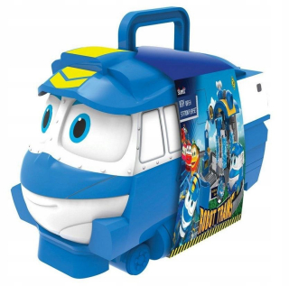 Dráha pre deti, stavebnica - Robot Vlaky kufor Kay