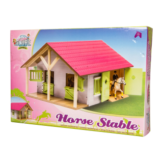 Pink stodola pre kone s 2 boxov a dielne