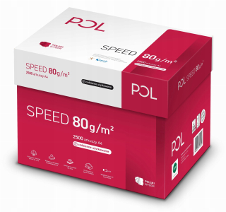 Kancelársky papier PolSpeed, formát A4, 80g, 500 listov