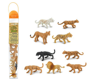 Safari Ltd Sada obr mačkovité šelmy Montessori