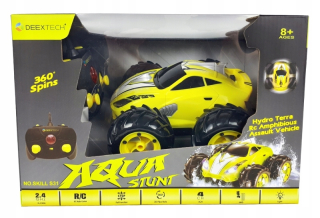 Auto na diaľkové ovládanie - AQUA STUNT PILOT RC AUTO AMPHIBIAN