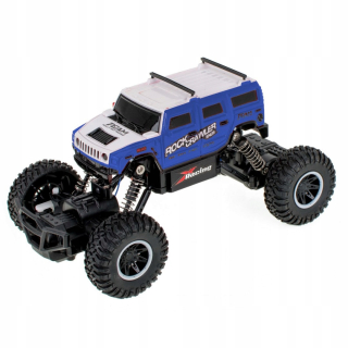 Auto na diaľkové ovládanie - RC Rock Crawler Hummer 01:20 4x4 modrá