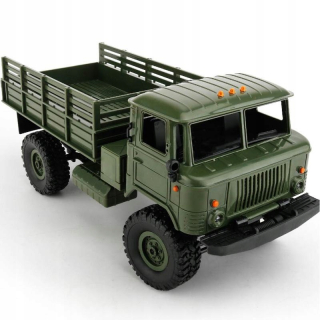 Auto na diaľkové ovládanie - RC autá Military offroad 4WD 1:16 RTR