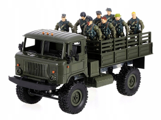 Auto na diaľkové ovládanie - Car Controlled RC Vojenské Truck Auto 4x4