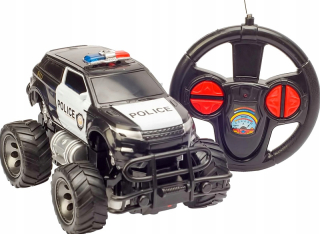 Auto na diaľkové ovládanie - Auto diaľkovo ovládané auto RC policajné aku