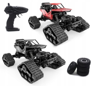 Auto na diaľkové ovládanie - AUTOMATICKÁ PÁSKA NA DIAĽKOVÉ OVLÁDANIE RC 4X4 AUTO 2v1