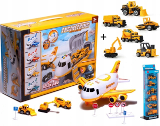 Lietadlo pre deti - Transporter Lietadlo + súprava 6 ks výrobe automobilov