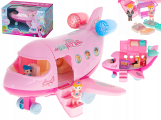 Lietadlo pre deti - Lietadlo Transporter Pink Doll Príslušenstvo