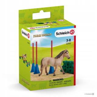 Schleich 12w1 42483 Slalom pre domáce zvieratá Kone Kone