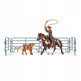 Schleich 41418 Cowboy Horse Horses Figúrka Jockey WWA
