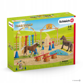 Schleich 41W1 Arkádový tréning pre domáce zvieratá
