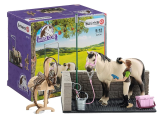 Schleich SLH-42104 figúrka na umývanie koní