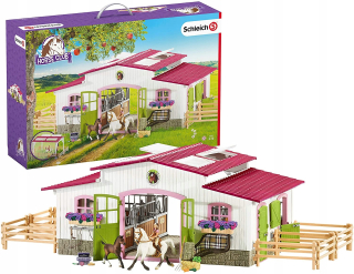 Schleich 42344 Barn Equestrian Horses