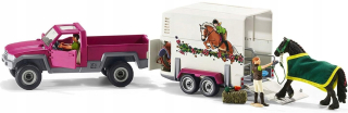Schleich 42346 Príves na prepravu koní + koňa