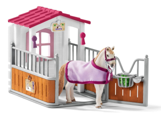 SCHLEICH 42368 Box Stabilný farma s kobylou