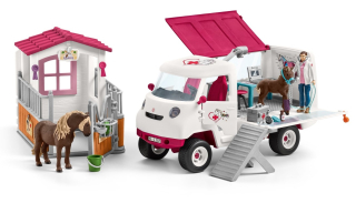 SCHLEICH 42.381 Veterinárne v stredu jazdeckého