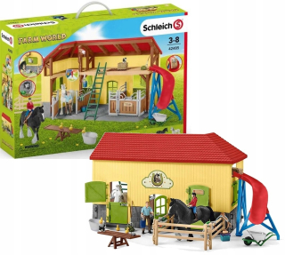 Schleich 42485 stajňa pre kone s príslušenstvom