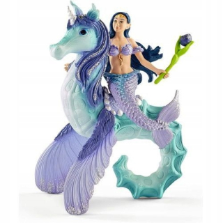 Postavička, figúrka - Schleich 70557 Mermaid na morský koník