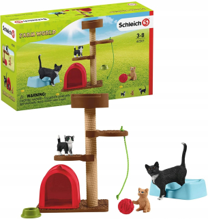 Schleich Farm World Time mať pôvabné mačky