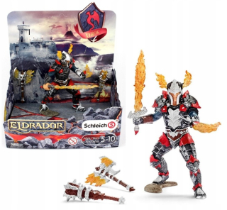 Akčná figúrka, postavička - Schleich figúrka rytier Eldrador so zbraňami 70122
