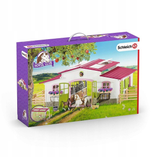 Schleich Horse Club 42344 Barn White-Pink
