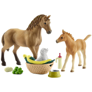 Schleich kone Quarter + Dog + Príslušenstvo 42432