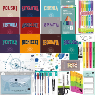 ŠKOLSKÉ LAYET XXL SET POZNÁMKY 60k. DO TRIEDY PRE ROČNÍKY 4 5 6 7 8 + 5 ďalších produktov