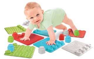 Penové bloky, puzzle - ZMYSELNÁ CESTA VZDELÁVACIA PODLOŽKA Clementoni 6m+